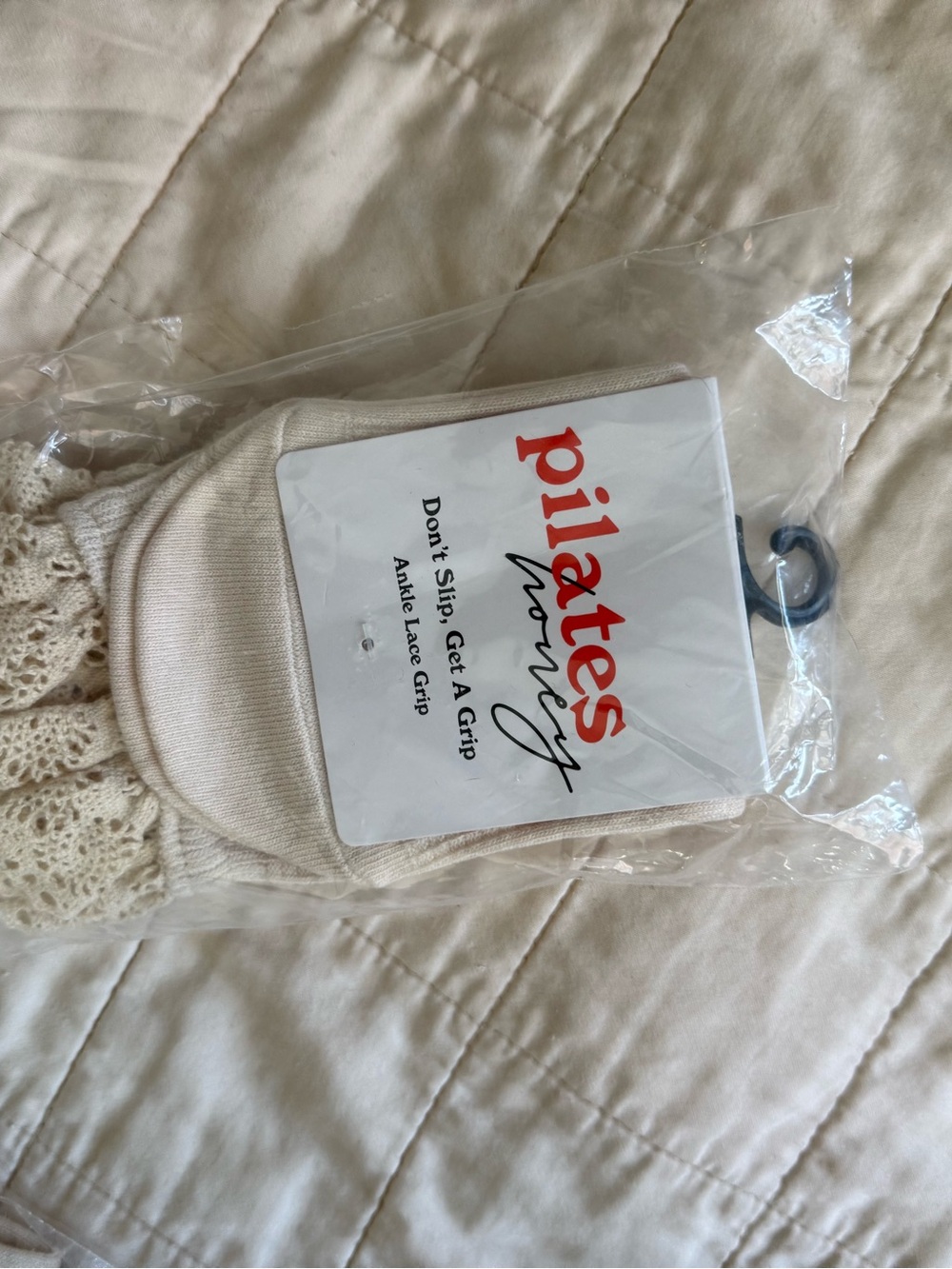 NWT Pilates Honey Grip Socks